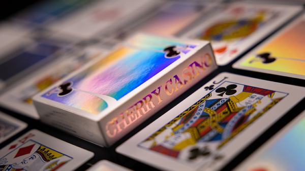 Cherry Casino Sands Mirage (Holographic) Playing Cards - Image 2