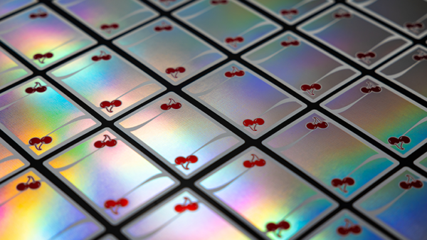 Cherry Casino Sands Mirage (Holographic) Playing Cards - Image 3