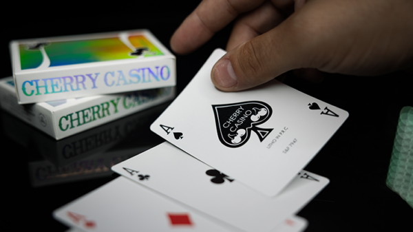 Cherry Casino Sands Mirage (Holographic) Playing Cards - Image 6