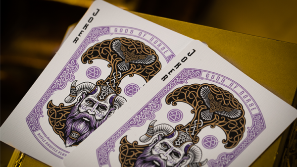 Gods of Norse Purple Royale Playing Cards - Image 3