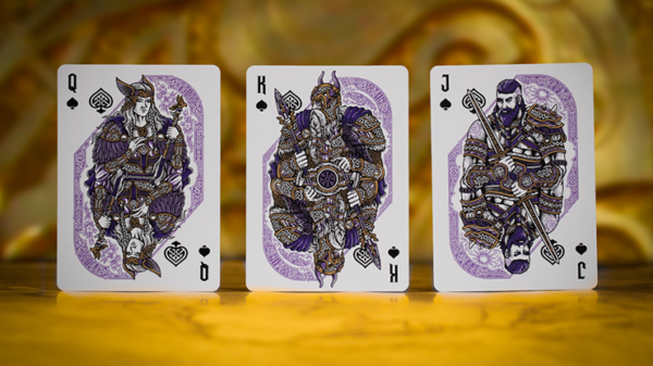 Gods of Norse Purple Royale Playing Cards - Image 4