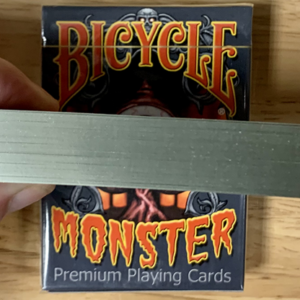Gilded Bicycle Monster V2 Playing Cards