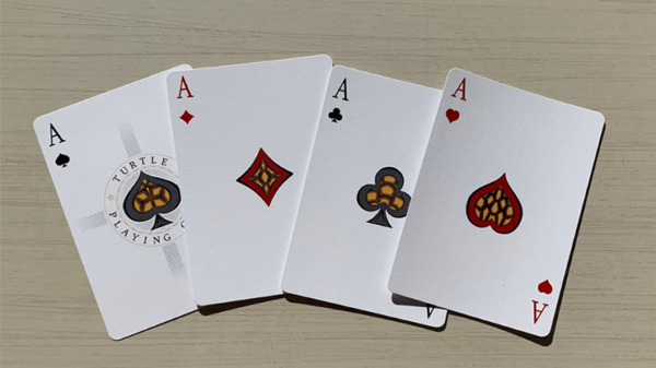 Gilded Bicycle Turtle (Sea) Playing Cards - Image 2