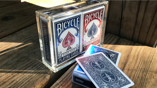 Bicycle Rider Back Mini Limited Edition (2 Pack With Foil Tucks In Carat Case) by US Playing Card Co - Image 5