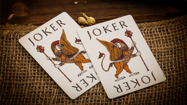 Babylon (Ruby Red) Playing Cards by Riffle Shuffle - Image 3