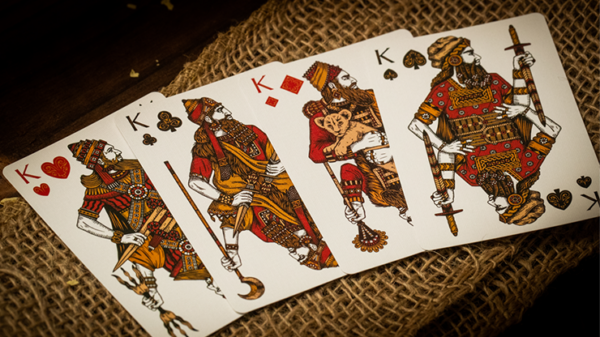 Babylon (Ruby Red) Playing Cards by Riffle Shuffle - Image 5