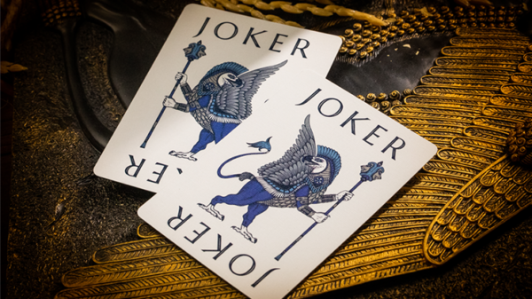Babylon (Cerulean Blue) Playing Cards by Riffle Shuffle - Image 3