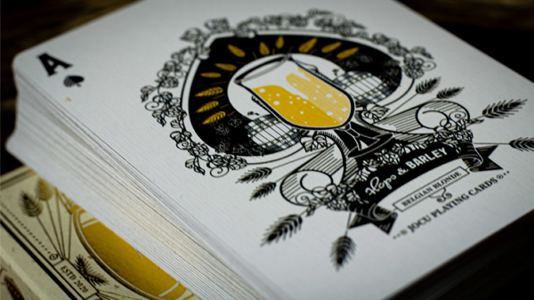 Hops & Barley (Belgian Blond) Playing Cards by JOCU Playing Cards - Image 3