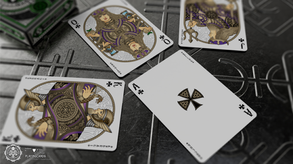Valhalla Viking Emerald (Standard) Playing Cards - Image 3