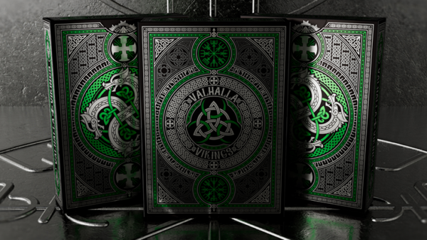 Valhalla Viking Emerald (Standard) Playing Cards