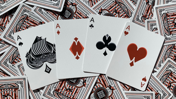 Gilded Bicycle Viking Playing Cards - Image 3