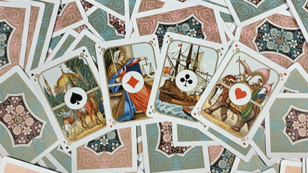 Four Continents (Red) Playing Cards - Image 3