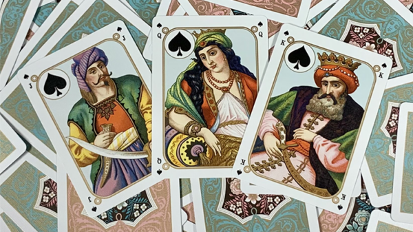 Four Continents (Red) Playing Cards - Image 4