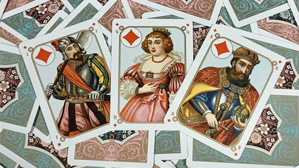 Four Continents (Red) Playing Cards - Image 5