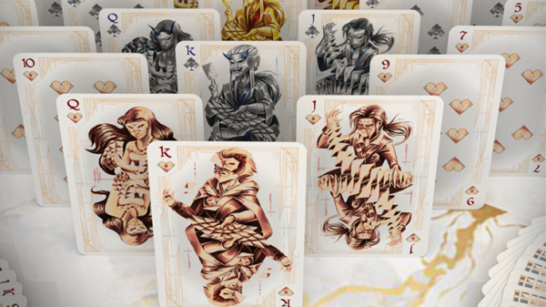 Card Masters Precious Metal Foil (White) Playing Cards by Handlordz - Image 4
