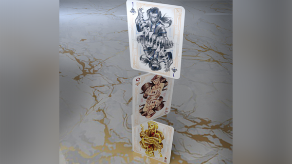 Card Masters Precious Metal Foil (White) Playing Cards by Handlordz - Image 5