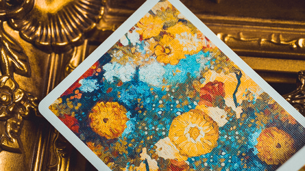 Van Gogh Zinnias (Numbered- Seal)  Playing Cards - Image 4