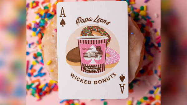 Papa Leon's Wicked Donuts (Vanilla) Playing Cards by Wounded Corner and Cam Toner - Image 3
