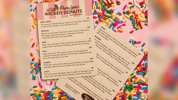 Papa Leon's Wicked Donuts (Vanilla) Playing Cards by Wounded Corner and Cam Toner - Image 5