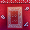 Gilded Bicycle Bandana (Red) Playing Cards - Image 2