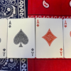 Gilded Bicycle Bandana (Red) Playing Cards - Image 3