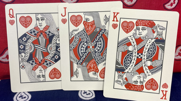 Bicycle Bandana (Blue) Playing Cards - Image 3