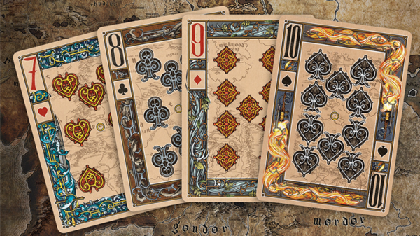The Lord of the Rings - Two Towers Playing Cards (Gilded Edition) by Kings Wild - Image 4