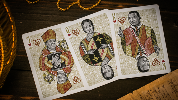 The Cross (Maroon Martyrs) Playing Cards by Peter Voth x Riffle Shuffle - Image 3