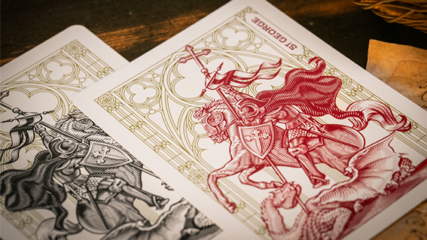 The Cross (Maroon Martyrs) Playing Cards by Peter Voth x Riffle Shuffle - Image 4