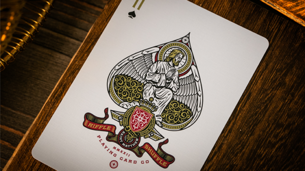 The Cross (Maroon Martyrs) Playing Cards by Peter Voth x Riffle Shuffle - Image 6