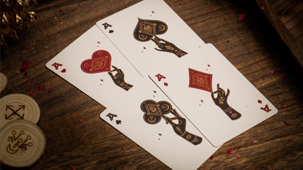 Palmistry (Golden Ivory) Playing Cards - Image 2