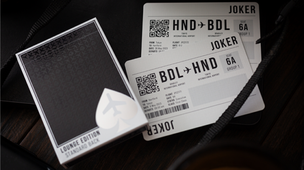 Lounge Edition Unmarked (Tarmac Black) by Jetsetter Playing Cards - Image 2