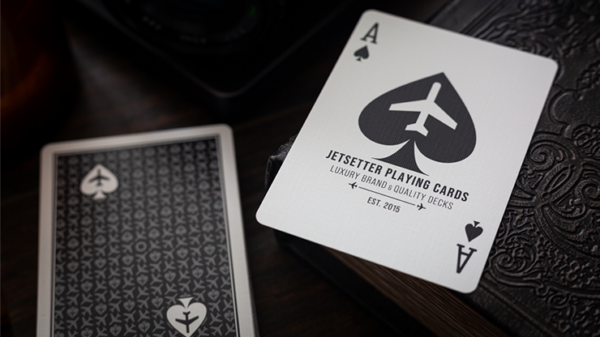Lounge Edition Unmarked (Tarmac Black) by Jetsetter Playing Cards - Image 3