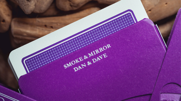 Smoke & Mirrors V9, Purple (Standard) Edition Playing Cards by Dan & Dave - Image 2