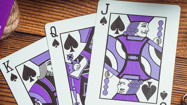Smoke & Mirrors V9, Purple (Standard) Edition Playing Cards by Dan & Dave - Image 4