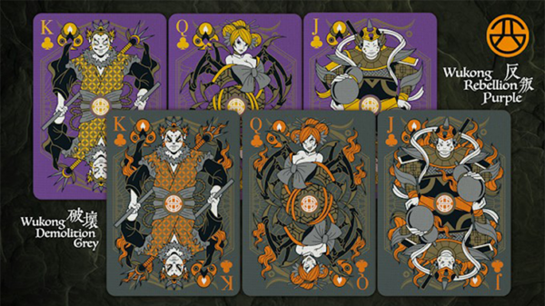 Bicycle Bull Demon King (Rebellion Purple) Playing Cards - Image 2