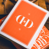 Smoke & Mirrors V9 (Orange Edition) Playing Cards by Dan & Dave - Image 3