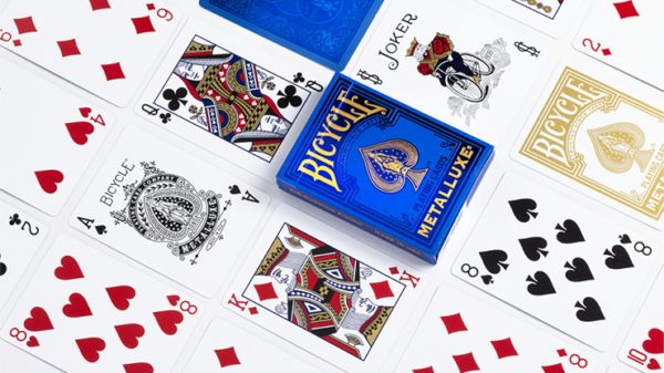Bicycle Metalluxe Blue Playing Cards by US Playing Card Co. - Image 2