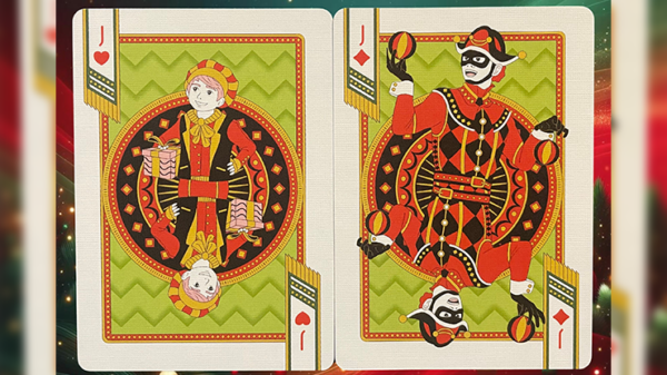 Bicycle Nutcracker (Green Gilded) Playing Cards - Image 3
