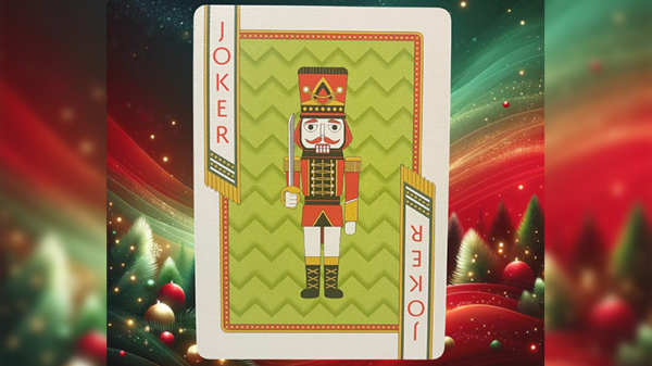 Bicycle Nutcracker (Green Gilded) Playing Cards - Image 4