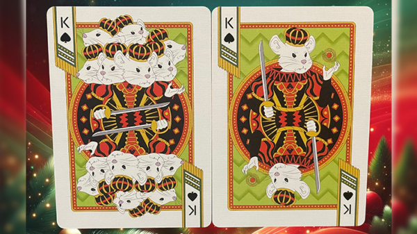 Bicycle Nutcracker (Green Gilded) Playing Cards - Image 5