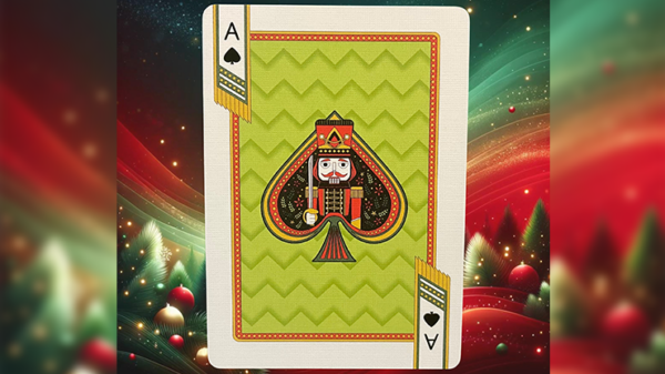 Bicycle Nutcracker (Red Gilded) Playing Cards - Image 2
