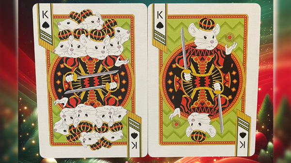 Bicycle Nutcracker (Red Gilded) Playing Cards - Image 3