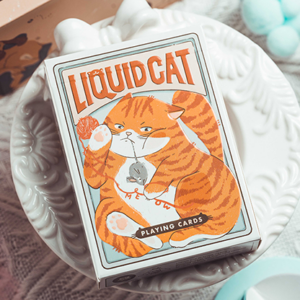 Liquid Cat Playing Cards by 808 Magic and Bacon Playing Card