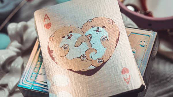 Holographic Naughty Dog and Liquid Cat Set Playing Cards by 808 Magic and Bacon Playing Card - Image 5