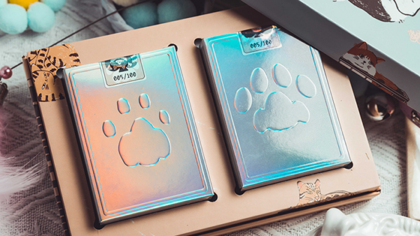 Holographic Naughty Dog and Liquid Cat Set Playing Cards by 808 Magic and Bacon Playing Card - Image 6