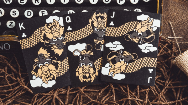 The Dragon (Black) Playing Cards - Image 2