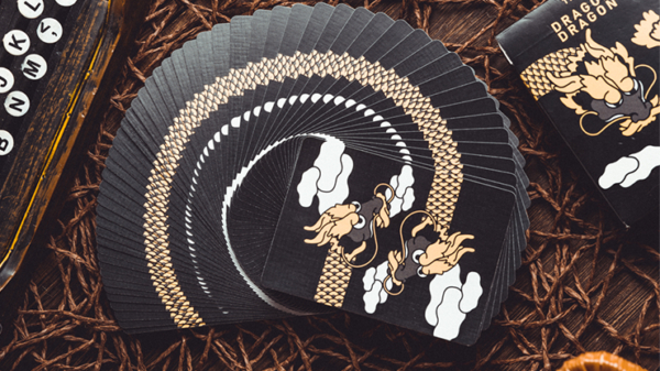 The Dragon (Black Gilded) Playing Cards - Image 2
