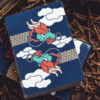 The Dragon (Blue Gilded) Playing Cards - Image 2
