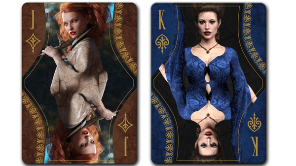 Rubynis Royal Playing Cards Blue Wax Seal (Limited Edition) - Image 5